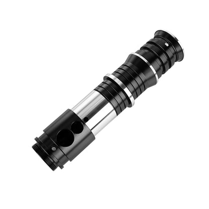 The Multi-Tiered Ringed Emitter Switch Assembly Custom Red Lightsaber