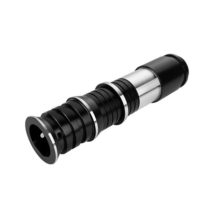 The Multi-Tiered Ringed Emitter Switch Assembly Custom Red Lightsaber