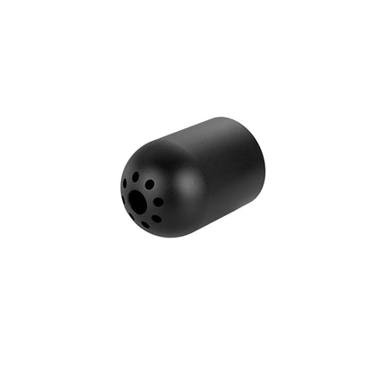 The Rounded Bullet Acoustic Vent Pommel Custom Red Lightsaber