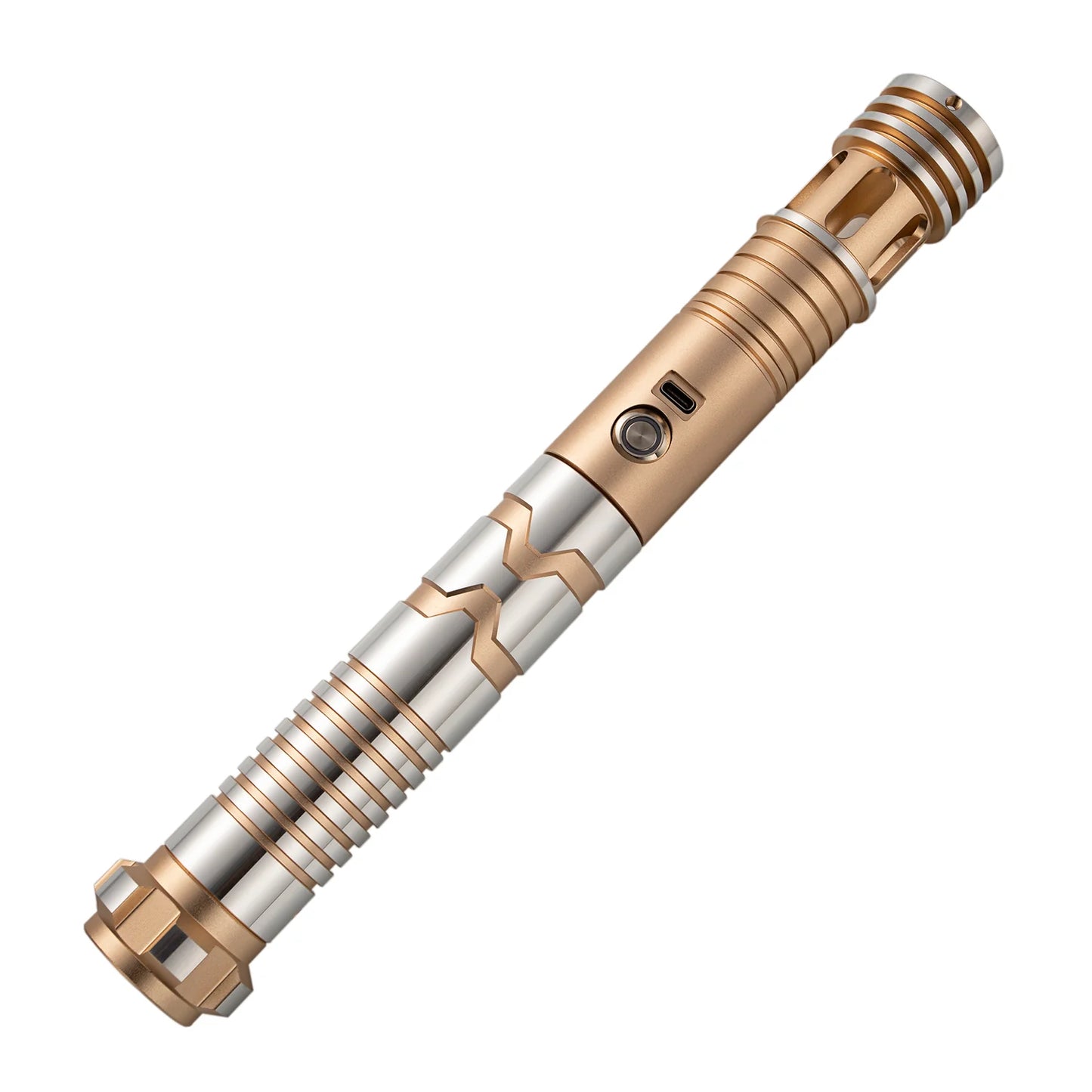 The Silver Chevron Custom Red Lightsaber