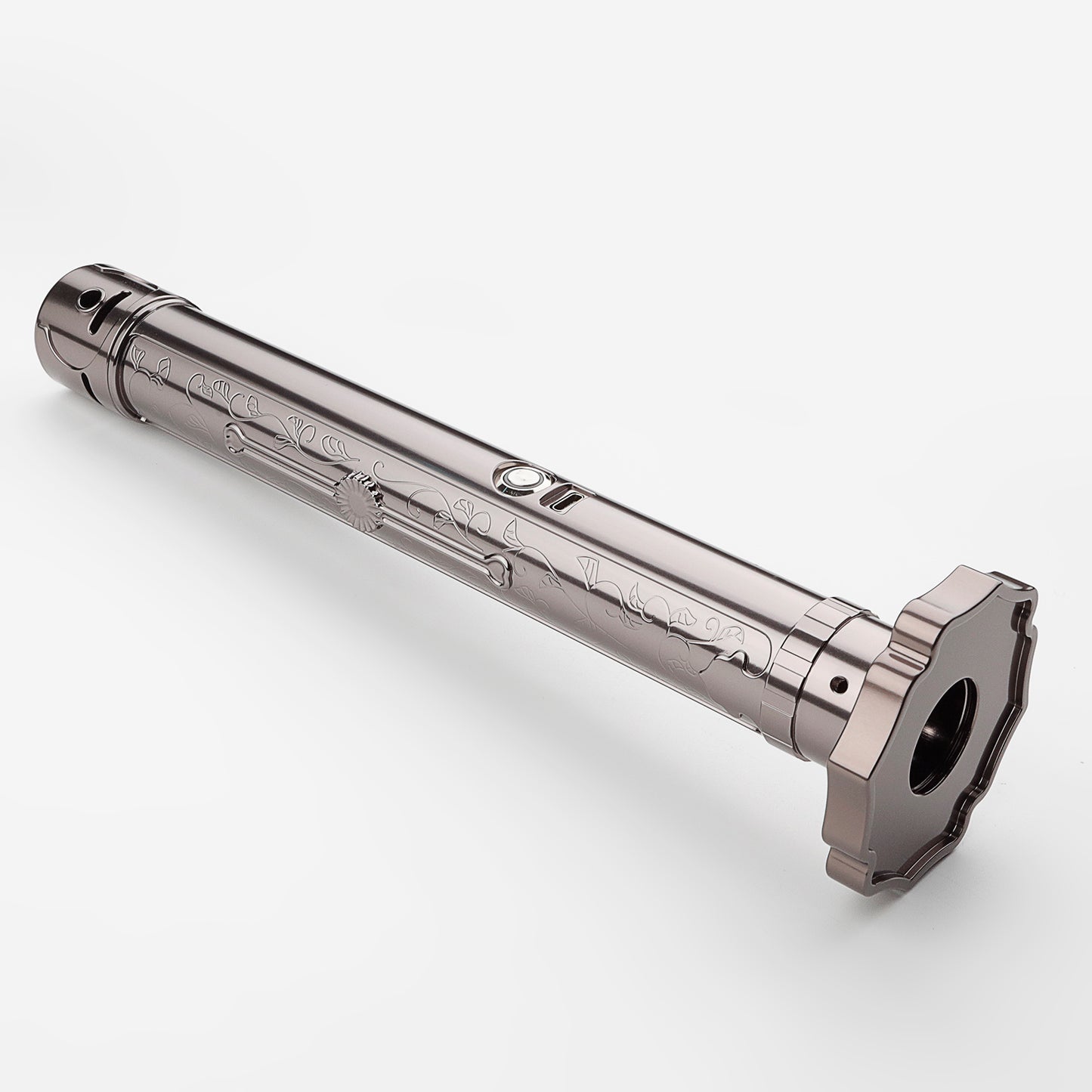 The Engraved Blossom Sentinel Custom Red Lightsaber