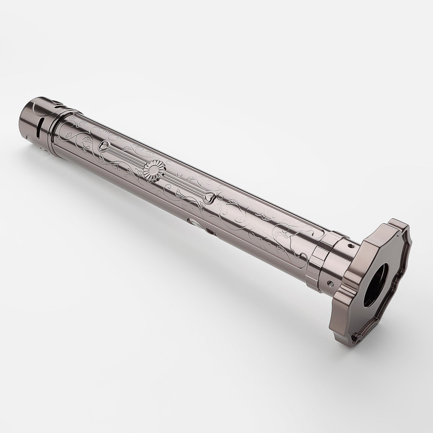 The Engraved Blossom Sentinel Custom Red Lightsaber