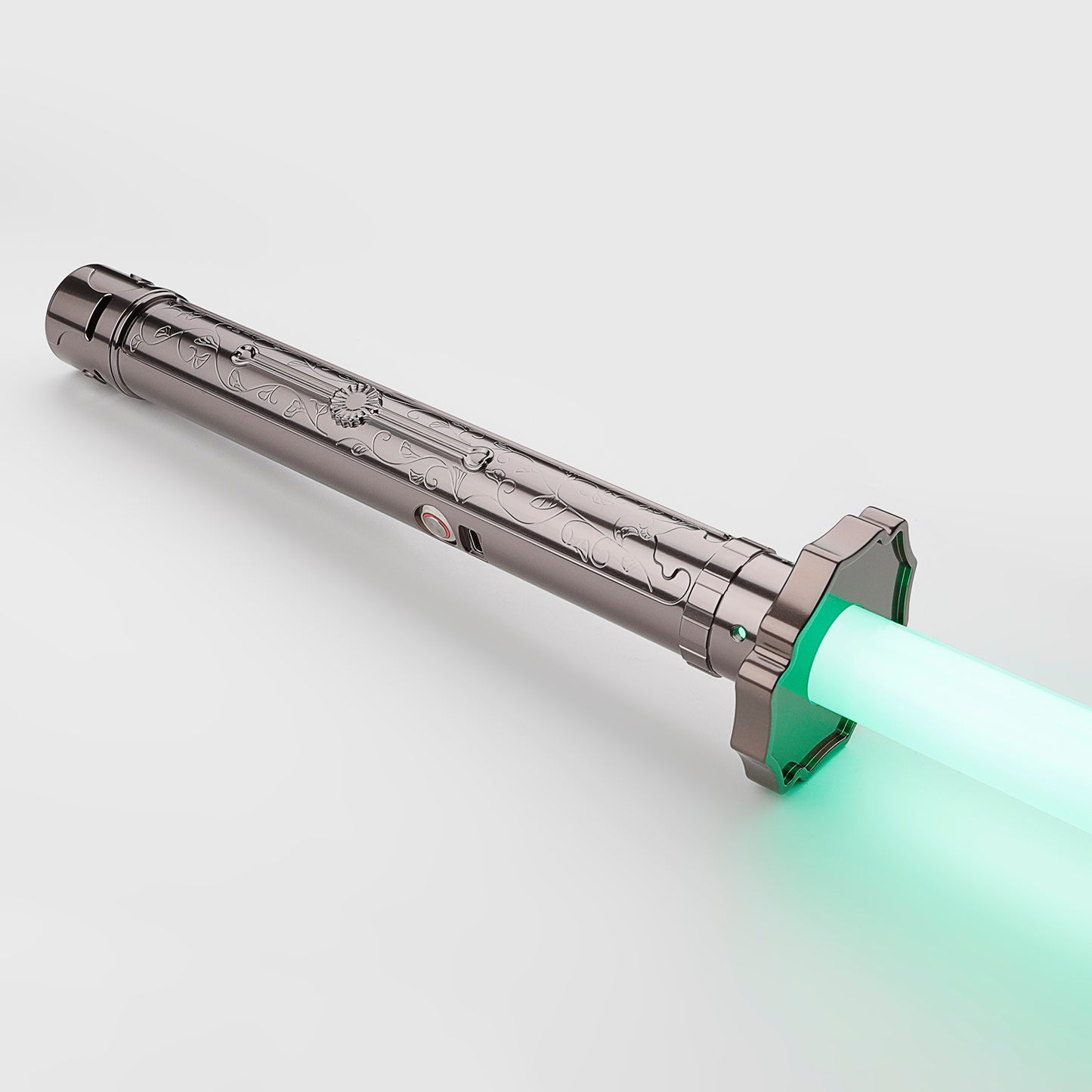 The Engraved Blossom Sentinel Custom Red Lightsaber