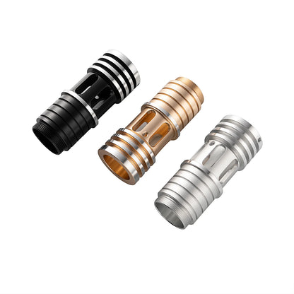 The Ribbed Slotted Window Multi-Groove Mainbody Extension Custom Red Lightsaber