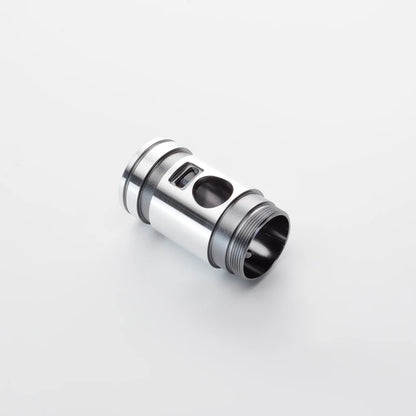 The Polished Dual-Tone Switch Section Custom Red Lightsaber