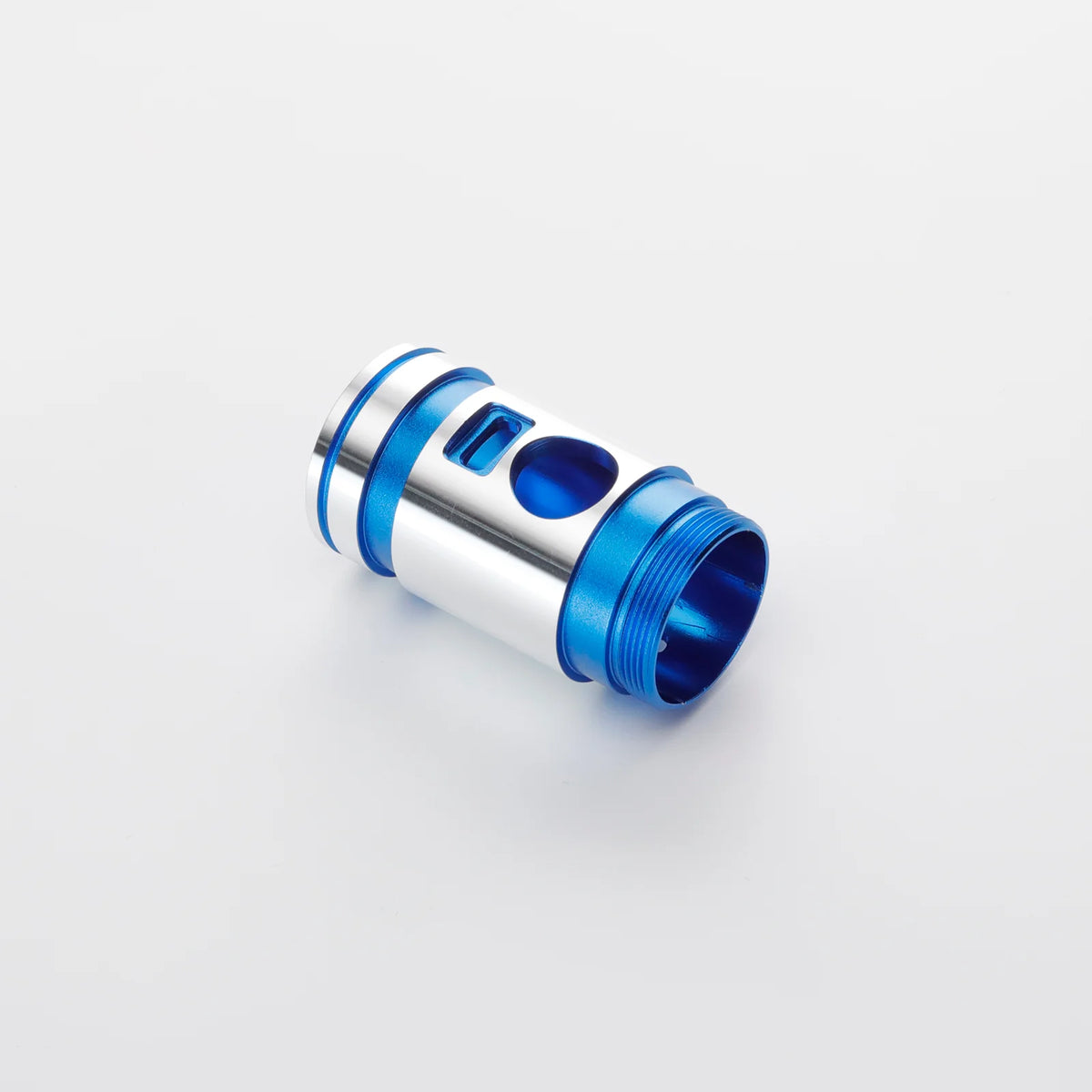 The Polished Dual-Tone Switch Section Custom Red Lightsaber