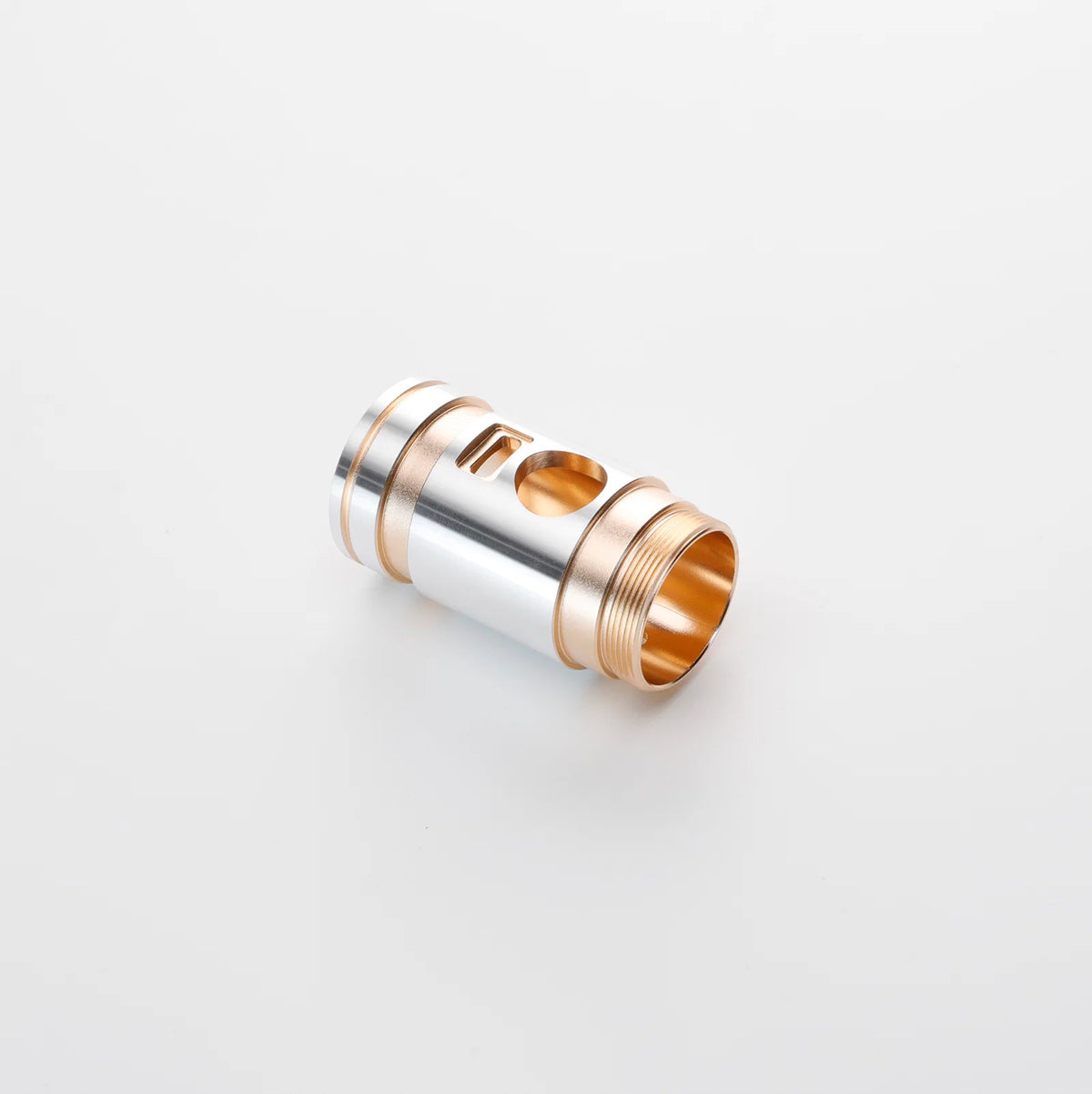 The Polished Dual-Tone Switch Section Custom Red Lightsaber