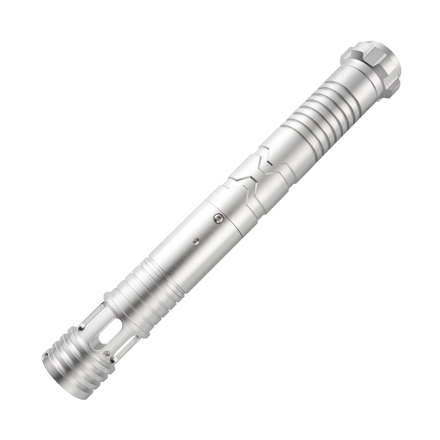 The Silver Chevron Custom Red Lightsaber