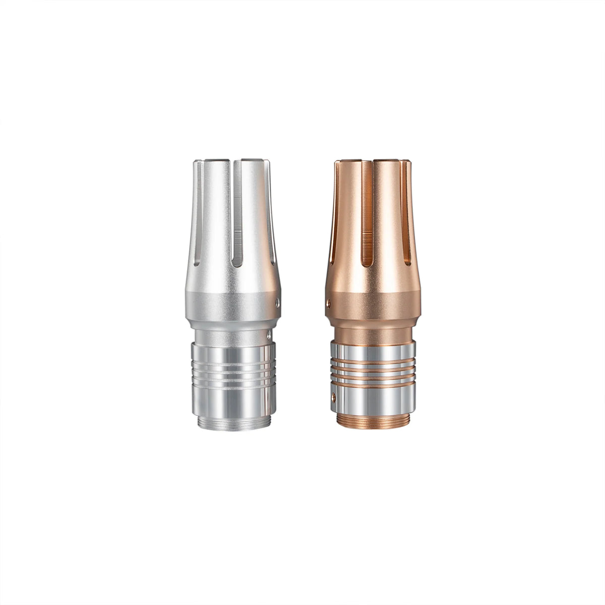 The Slotted Crown Emitter with Ribbed Neck Custom Red Lightsaber