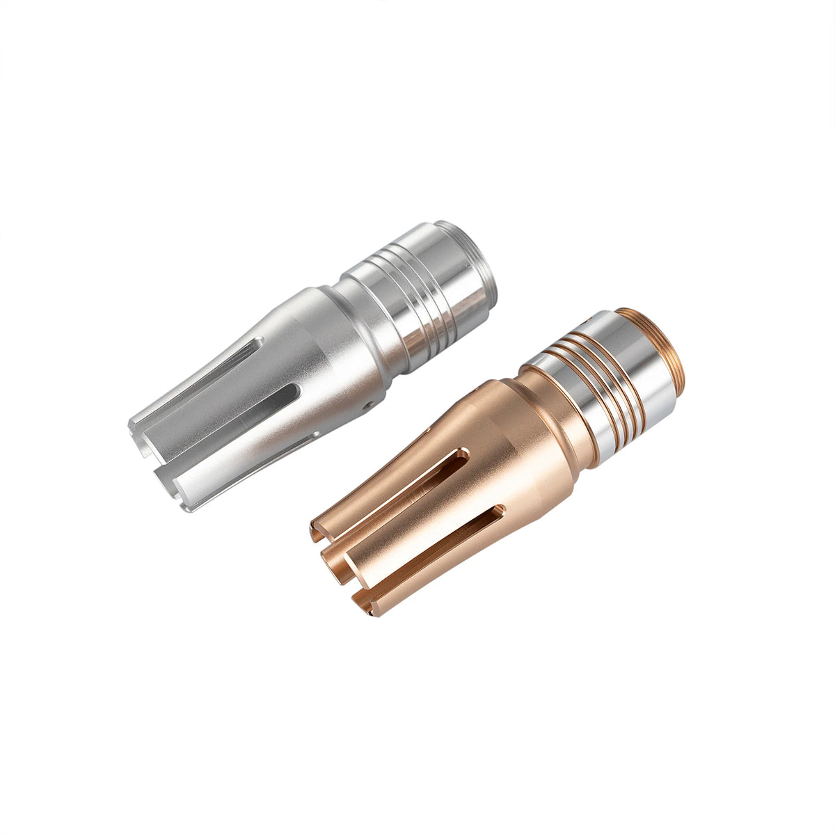 The Slotted Crown Emitter with Ribbed Neck Custom Red Lightsaber