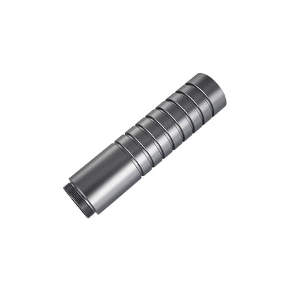 The Half-Smooth Half-Ribbed Grip Extension Custom Red Lightsaber