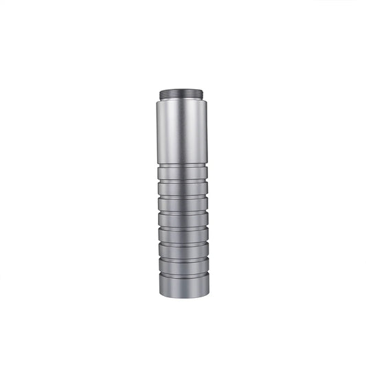 The Half-Smooth Half-Ribbed Grip Extension Custom Red Lightsaber