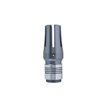 The Slotted Crown Emitter with Ribbed Neck Custom Red Lightsaber