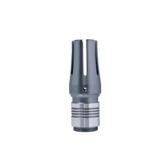 The Slotted Crown Emitter with Ribbed Neck Custom Red Lightsaber