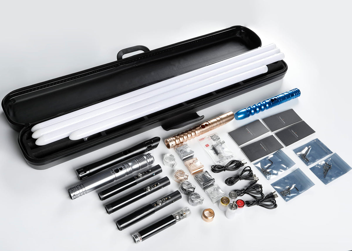 4-in-1 Lightsaber Builder Kit – Custom Saber Mystery Case