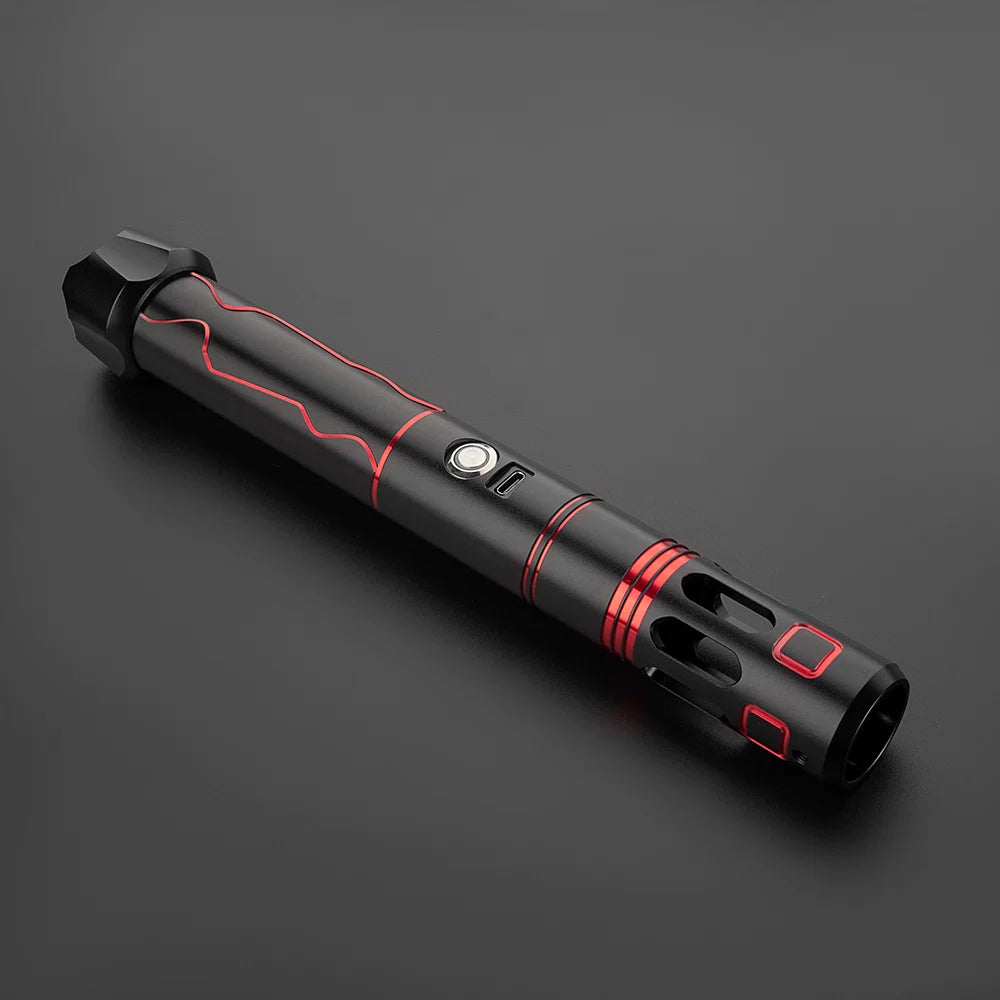 The Crimson Vein Vented Custom Red Lightsaber