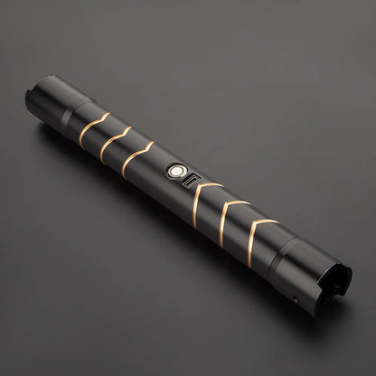 The Golden Chevron Obsidian Custom Red Lightsaber