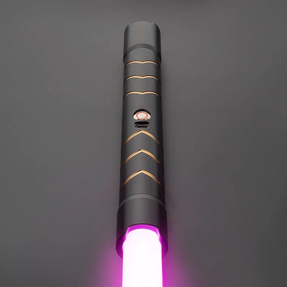 The Golden Chevron Obsidian Custom Red Lightsaber