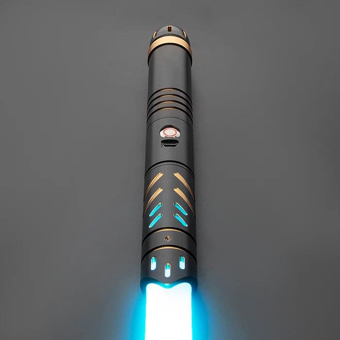 The Gilded Shadow Vented Custom Red Lightsaber