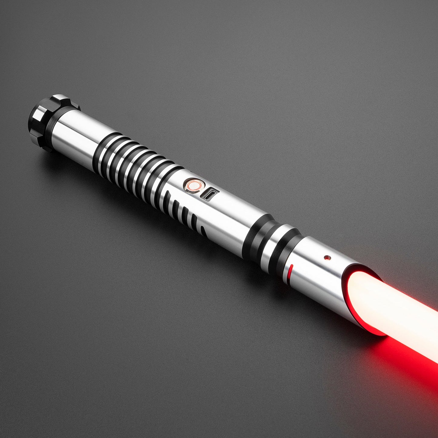 The Vanguard Chrome Sith Custom Red Lightsaber