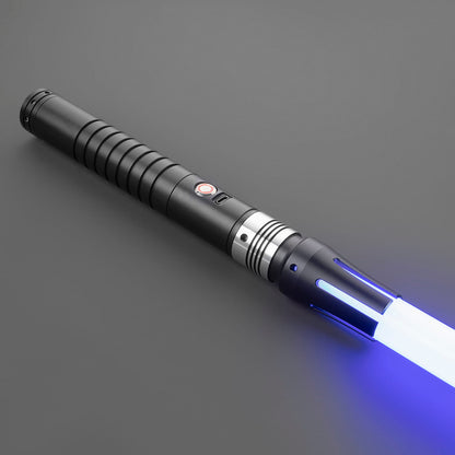 Vanguard Lightsaber Hilt – Matte Black with Silver Accents