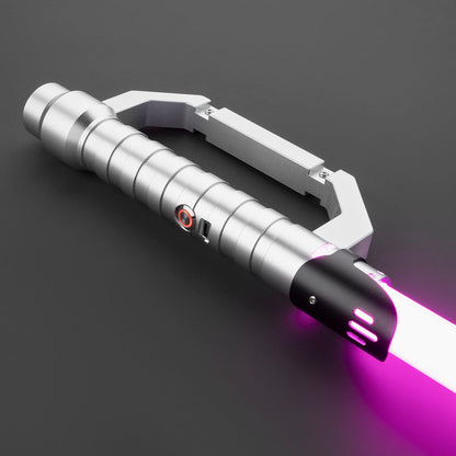 Cutlass Lightsaber Hilt – Silver with Basket Guard