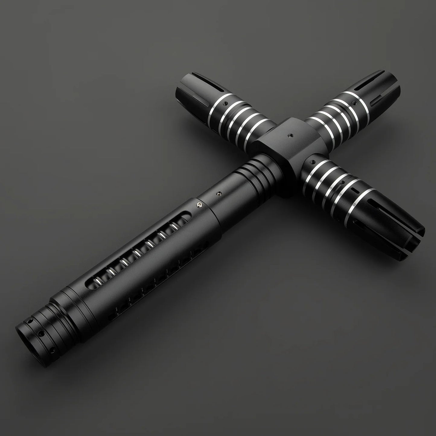 BM Lightsaber Crossguard Light Saber XRGB3.0 Three Blades Black