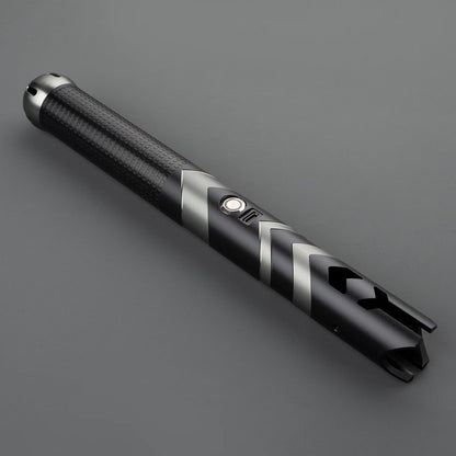 The Shadow Chevron Textured Custom Red Lightsaber