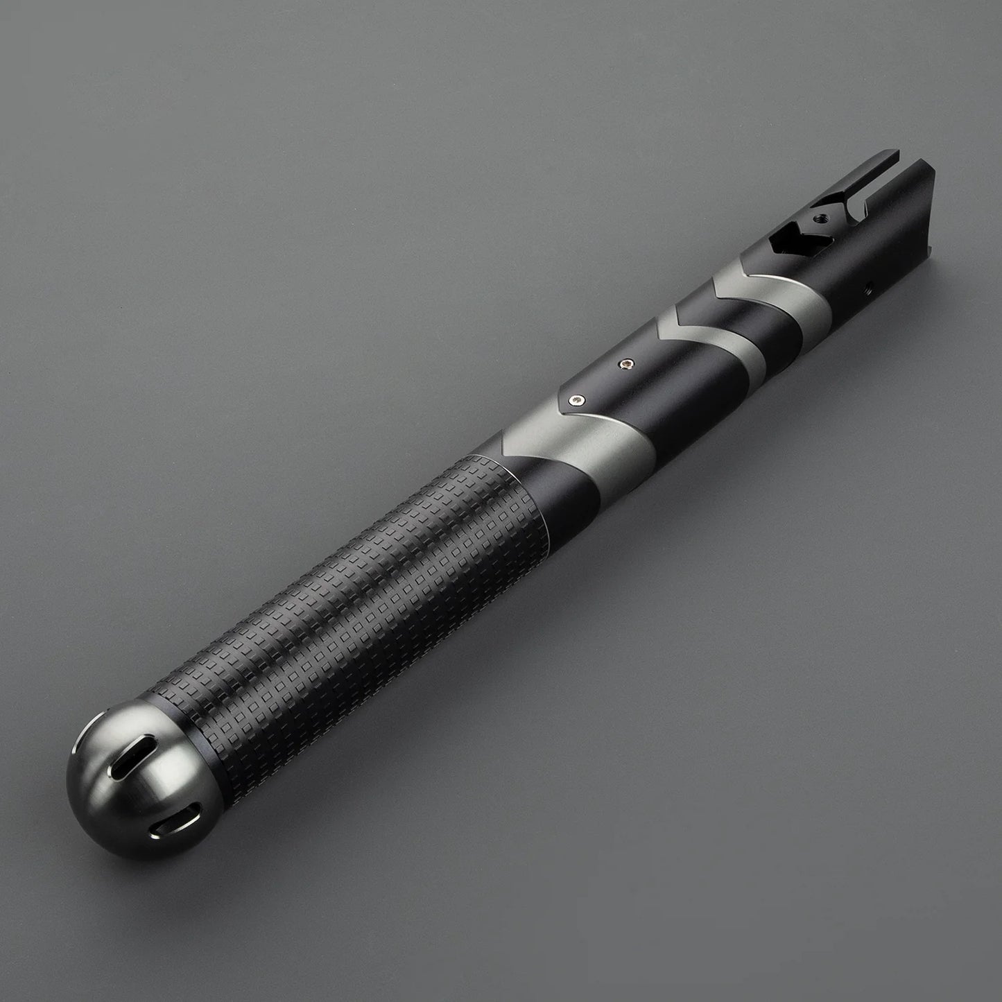 The Shadow Chevron Textured Custom Red Lightsaber