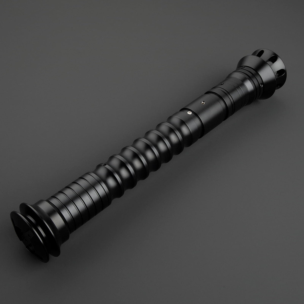 Youngling 108 Lightsaber Hilt – All-Black Ribbed Design