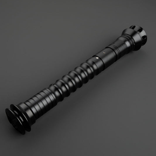 Youngling 108 Lightsaber Hilt – All-Black Ribbed Design