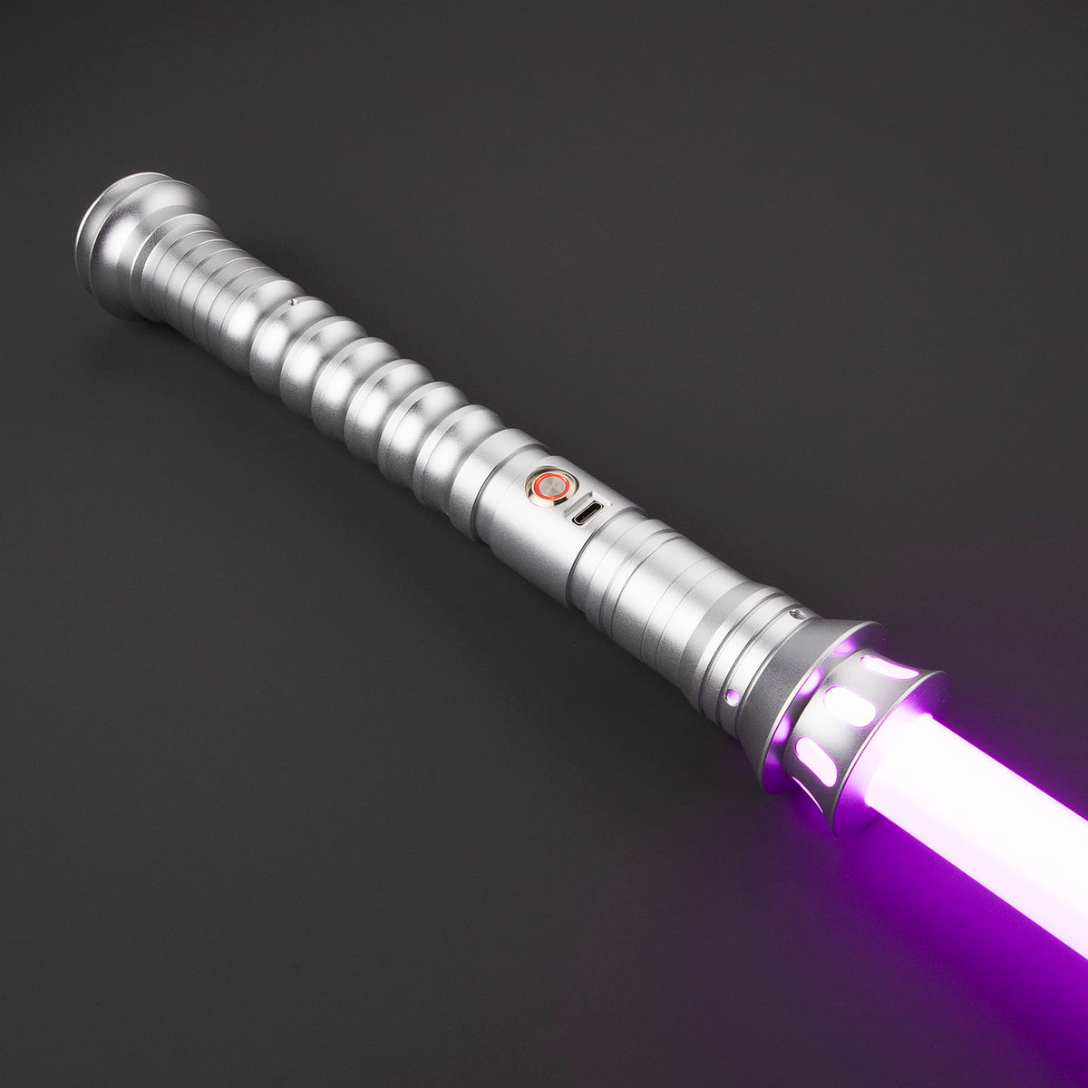 Youngling 108 Lightsaber Hilt – All-Black Ribbed Design