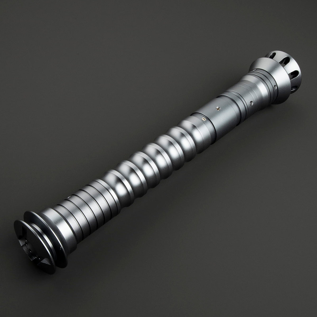 Youngling 108 Lightsaber Hilt – All-Black Ribbed Design