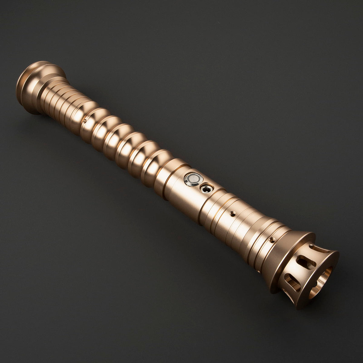 Youngling 108 Lightsaber Hilt – All-Black Ribbed Design