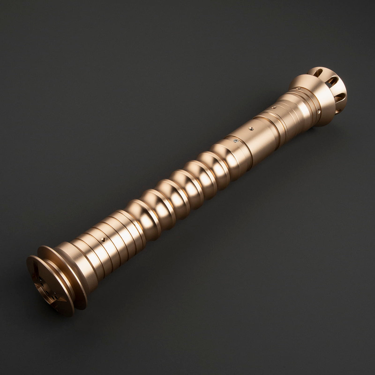 Youngling 108 Lightsaber Hilt – All-Black Ribbed Design
