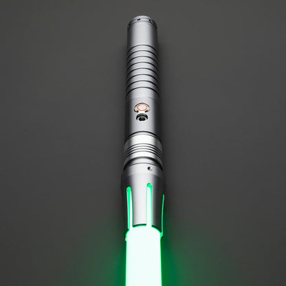 Vanguard Lightsaber Hilt – Matte Black with Silver Accents