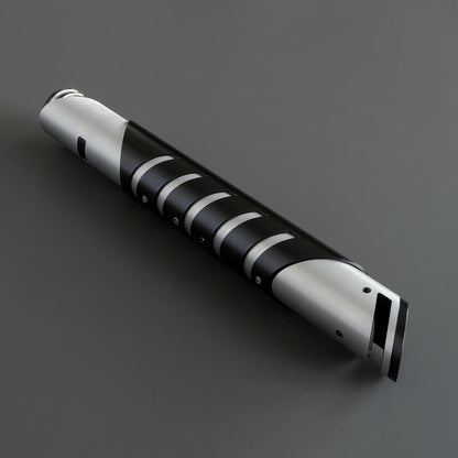 BM Lightsaber Heavy Dueling Fore FX Xenopixel V3 Core Light Saber Silver Black Hilt