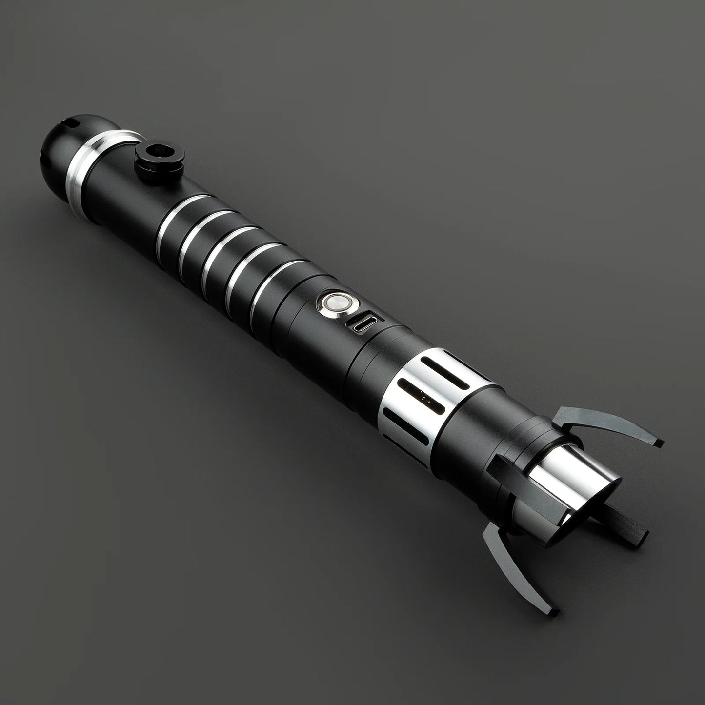 BM Lightsaber Loki Upgrade Force FX Light Saber Bluetooth Spider Black Hilt