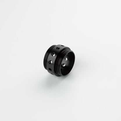The Perforated Multi-Tone Coupler Ring Custom Red Lightsaber