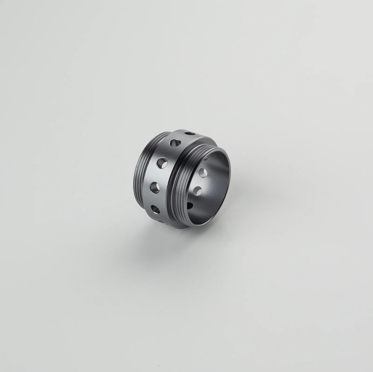 The Perforated Multi-Tone Coupler Ring Custom Red Lightsaber