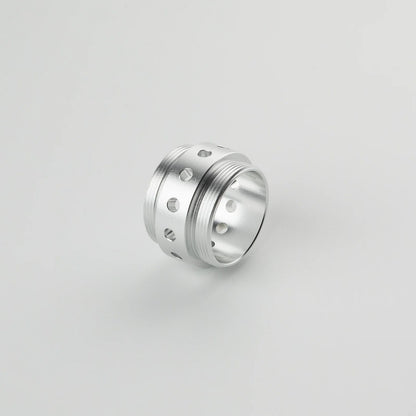 The Perforated Multi-Tone Coupler Ring Custom Red Lightsaber