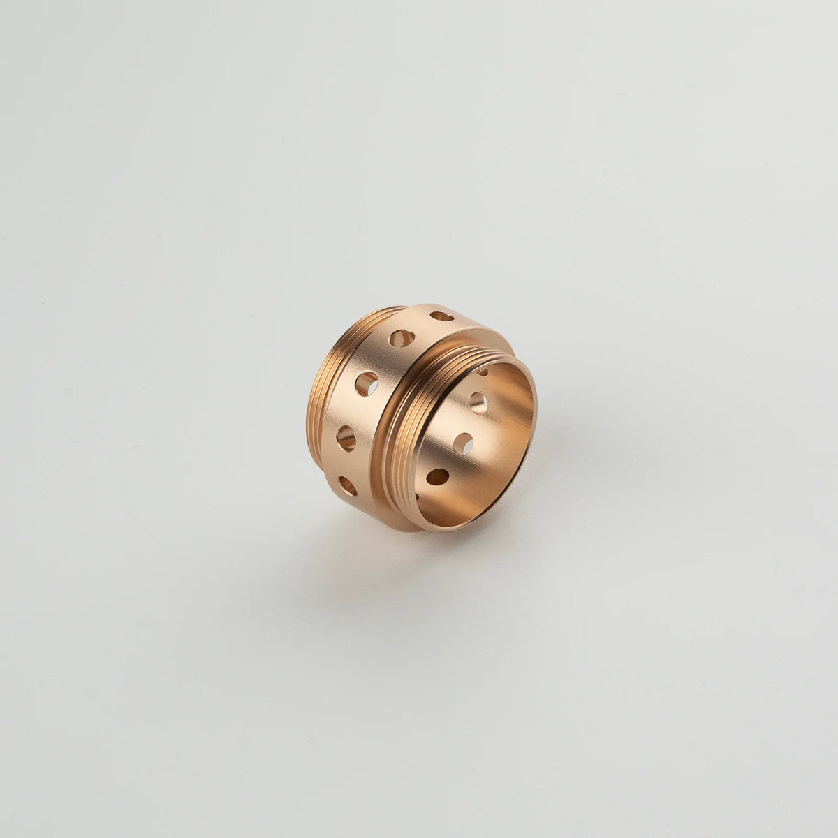 The Perforated Multi-Tone Coupler Ring Custom Red Lightsaber