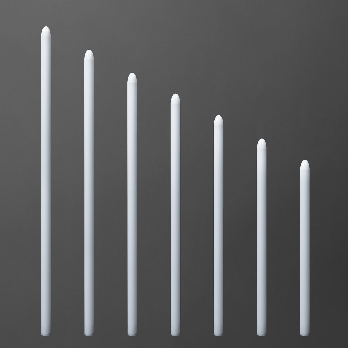 1-inch Heavy Dueling Base-Lit Blade Tube