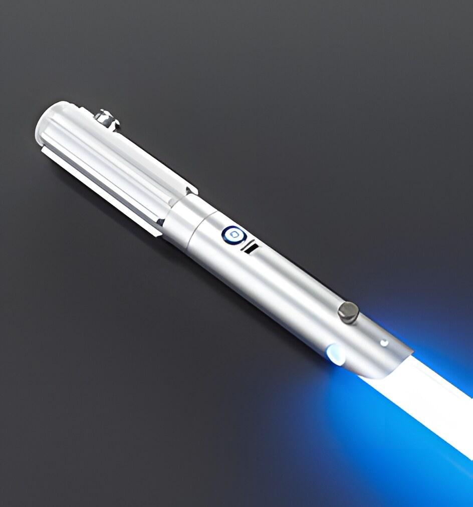The Silver Vanguard Custom Red Lightsaber