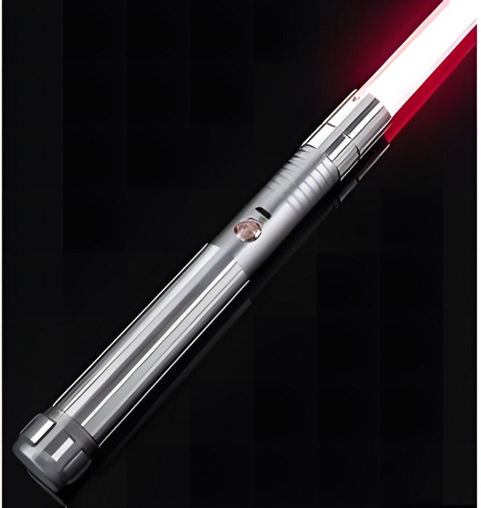 The Metallic Enforcer Custom Red Lightsaber