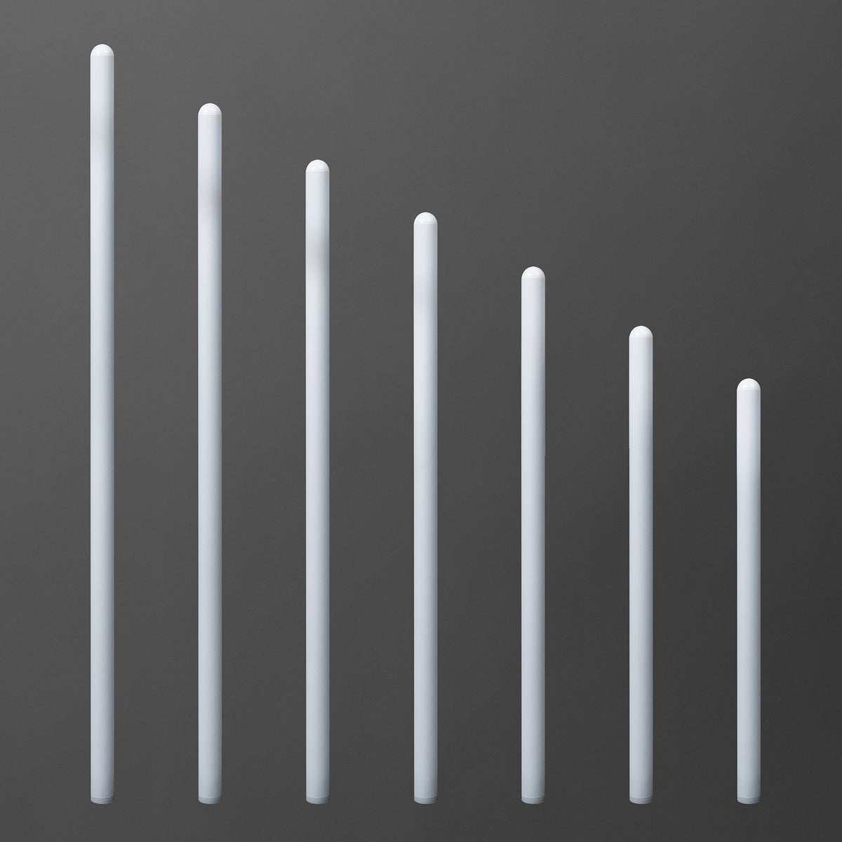 1-inch Heavy Dueling Base-Lit Blade Tube