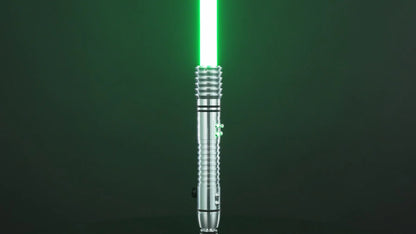 BM Lightsaber Kit Fisto Light Saber Proffie2.2 Green Bladed Pogo Core Short Metal Hilt