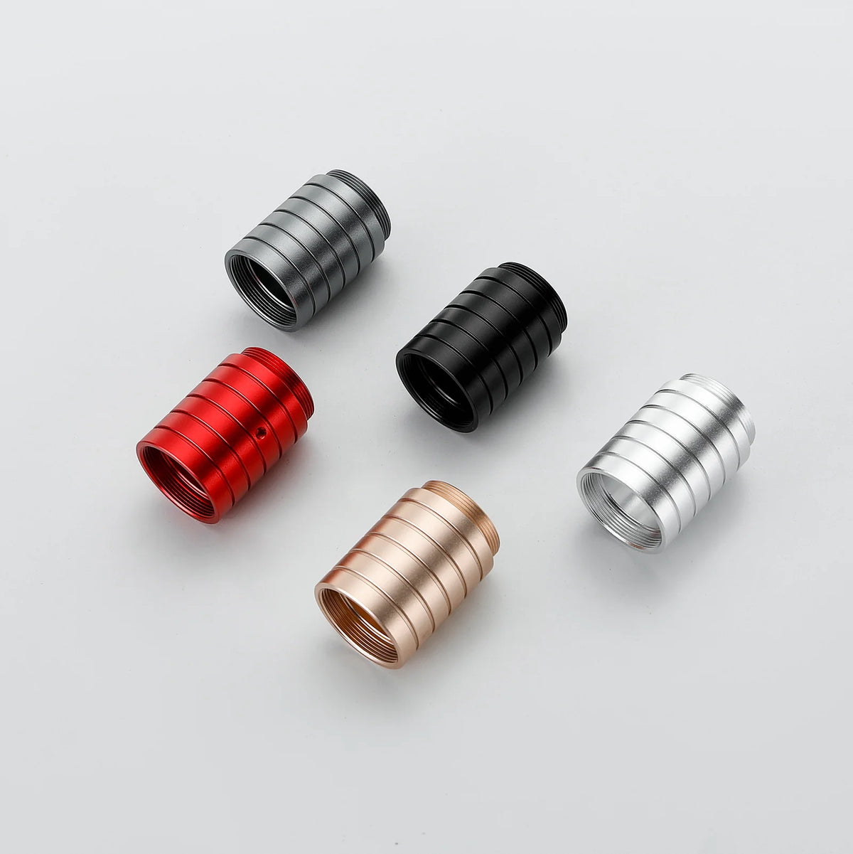 The Compact 5-Ring Extension Coupler Custom Red Lightsaber