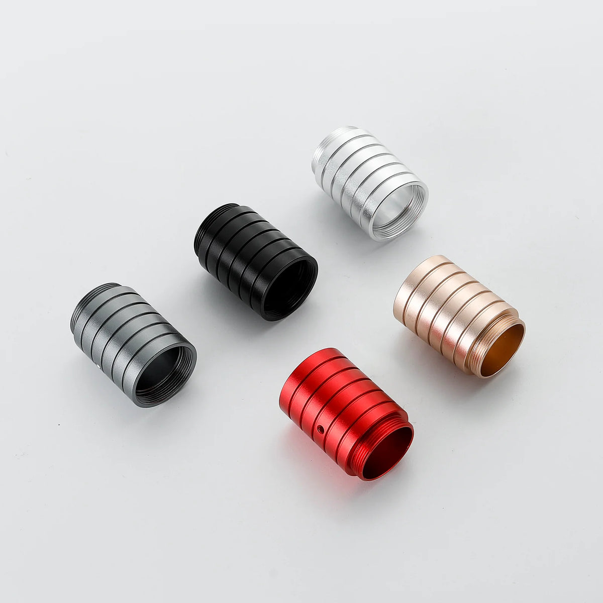 The Compact 5-Ring Extension Coupler Custom Red Lightsaber